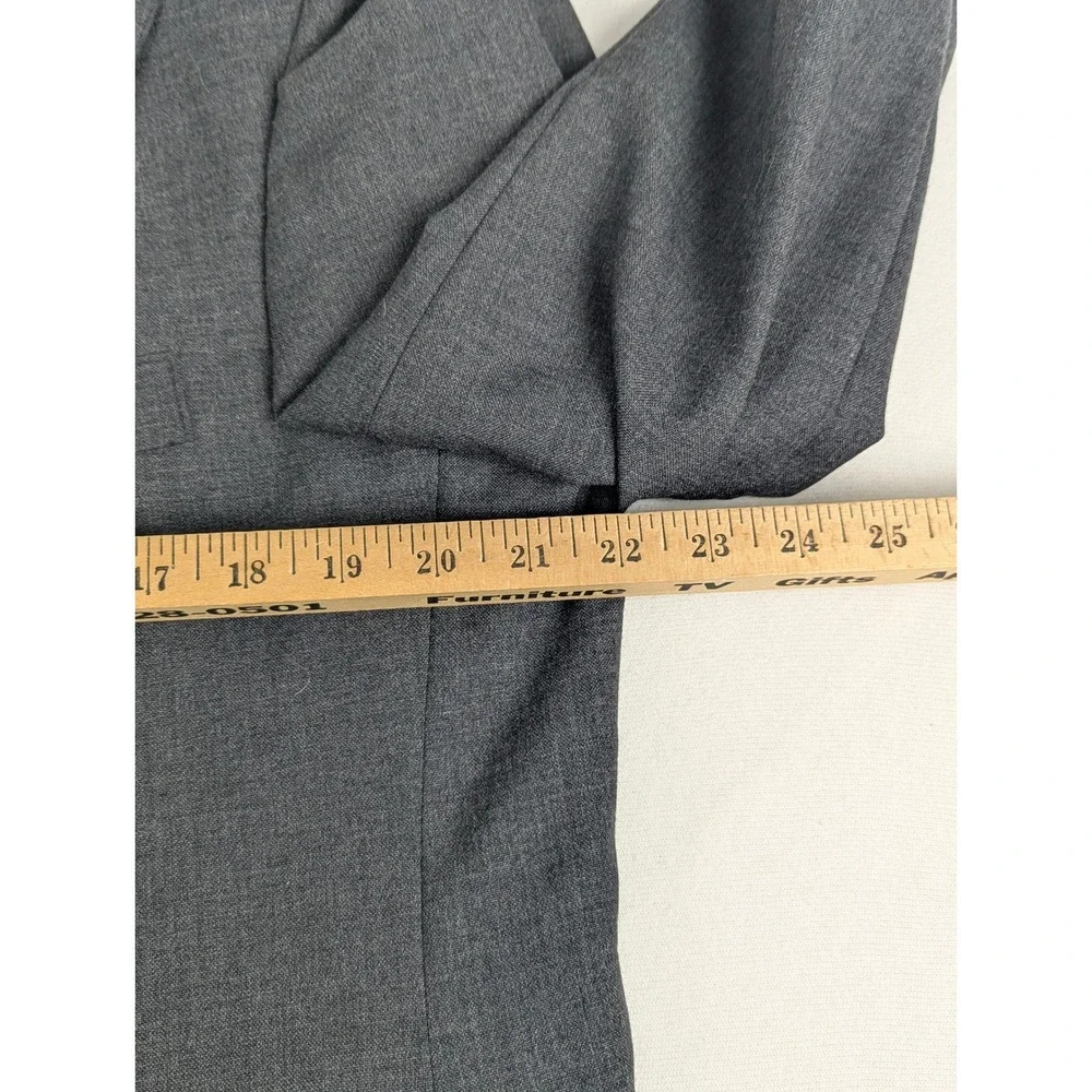 John‎ Farley Clothiers Mens Grey Two Button Suit 41R Made in USA Professional